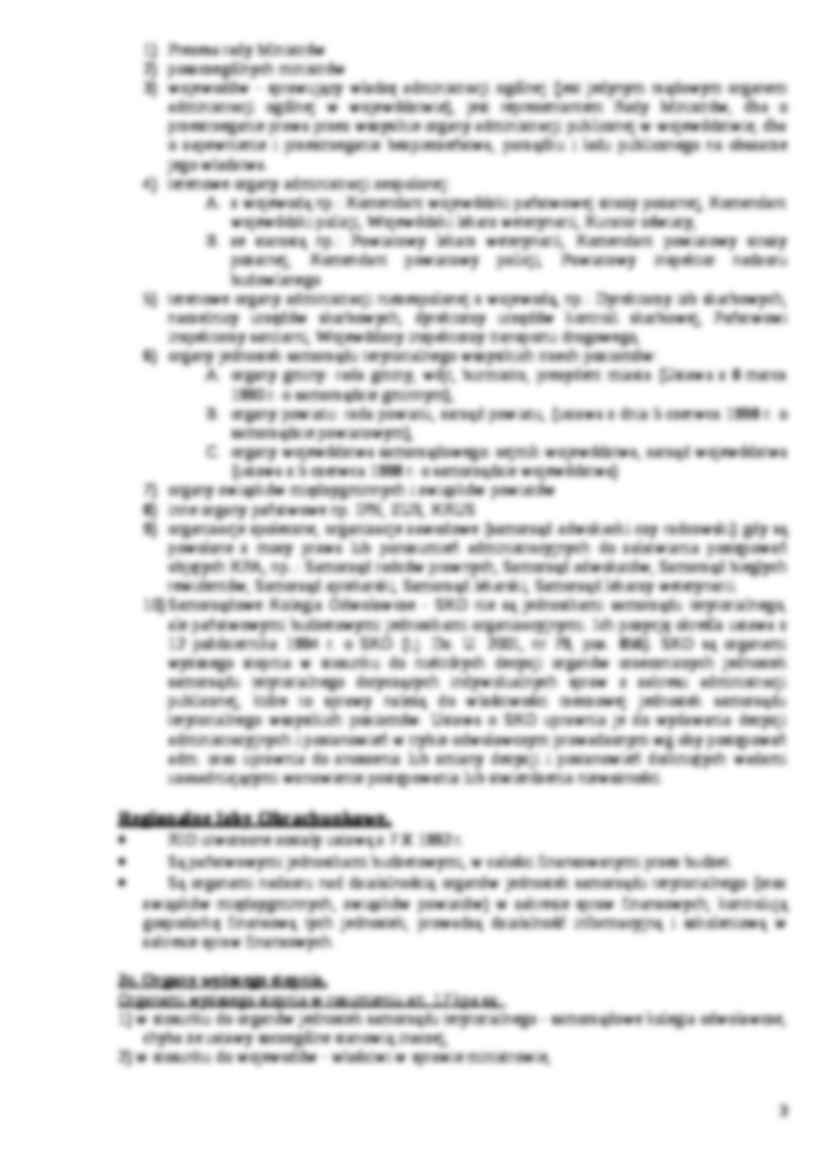 Prawo administracyjne - omówienie (sem I) - strona 3