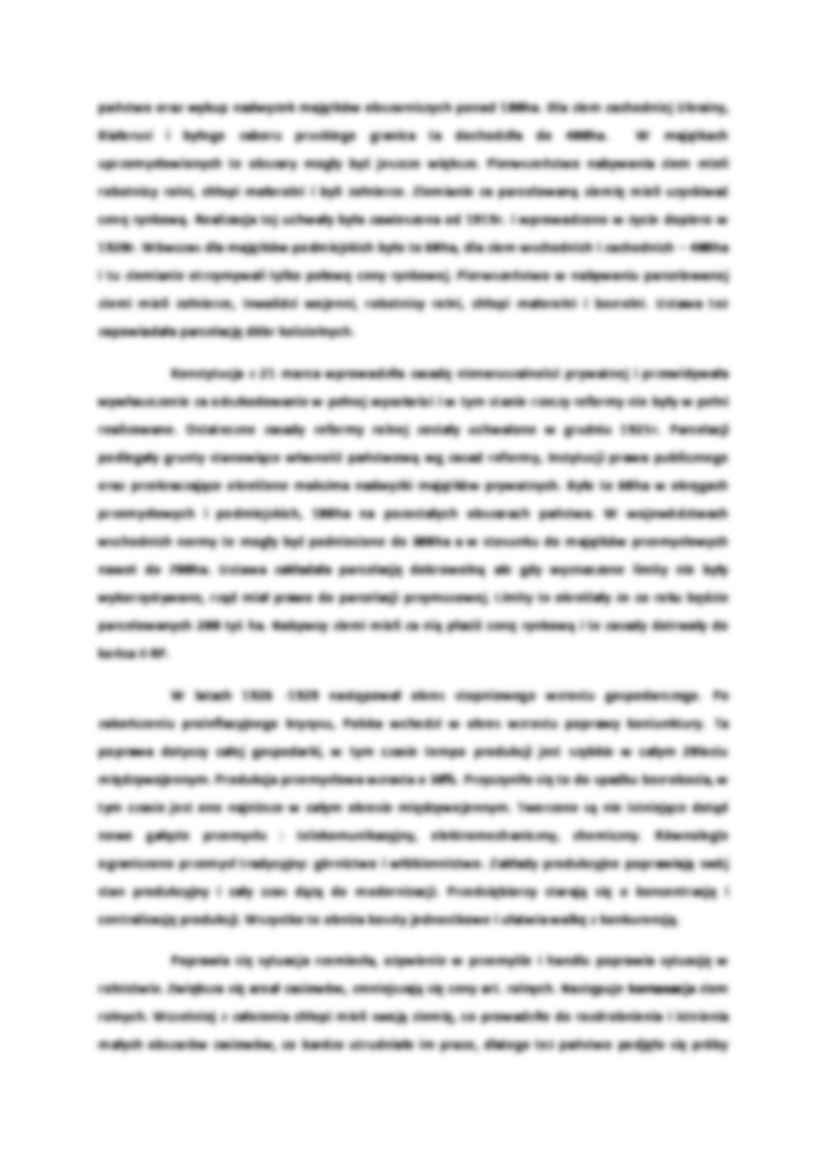 Gospodarka II RP - omówienie (sem. I) - strona 3