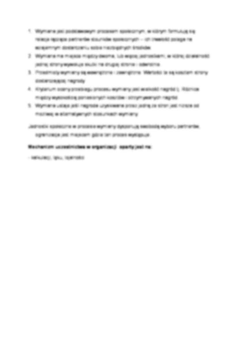 Socjologia organizacji - Wykład 2 (sem II) - strona 3