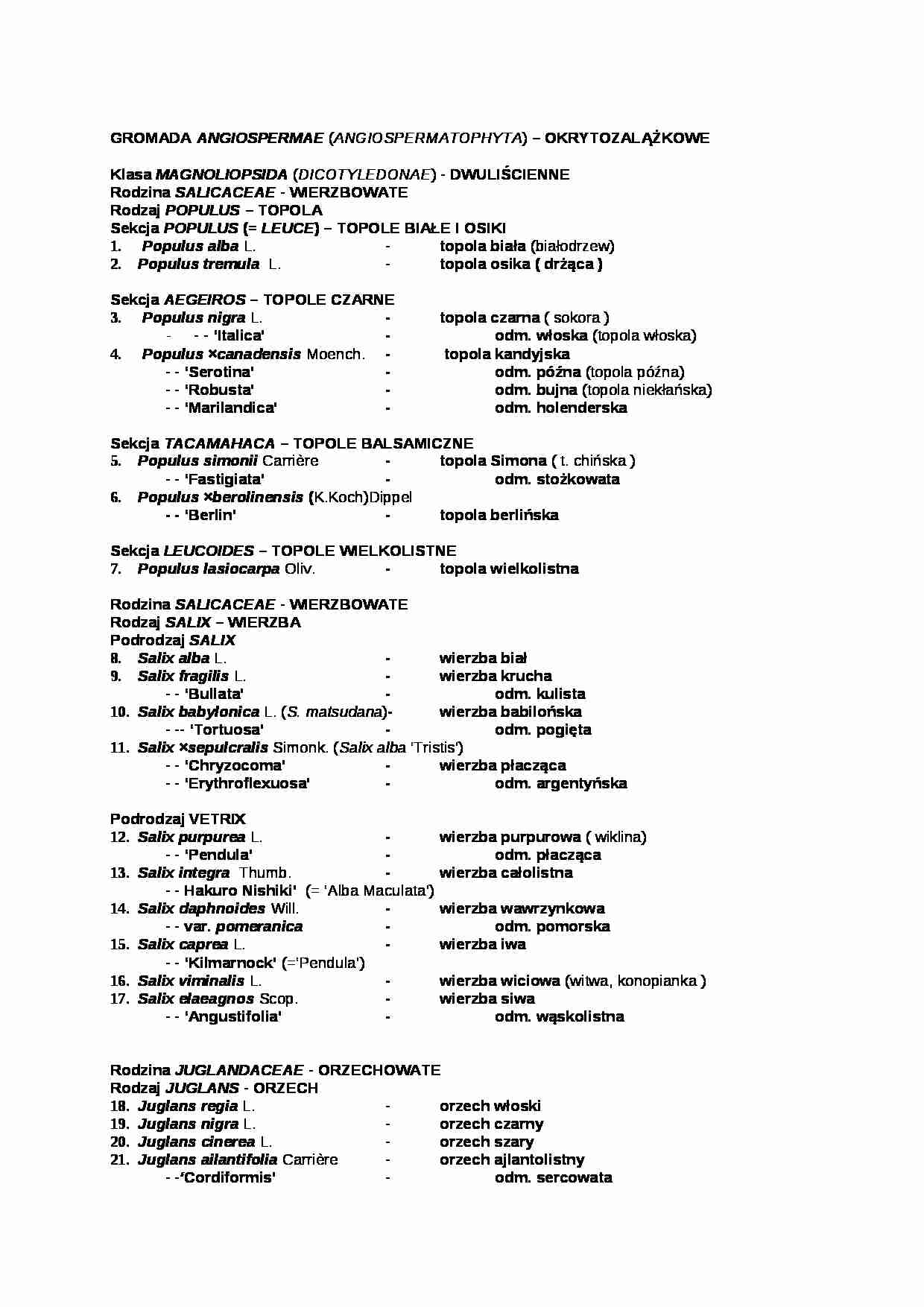 Gromada angiospermae - wykład - strona 1