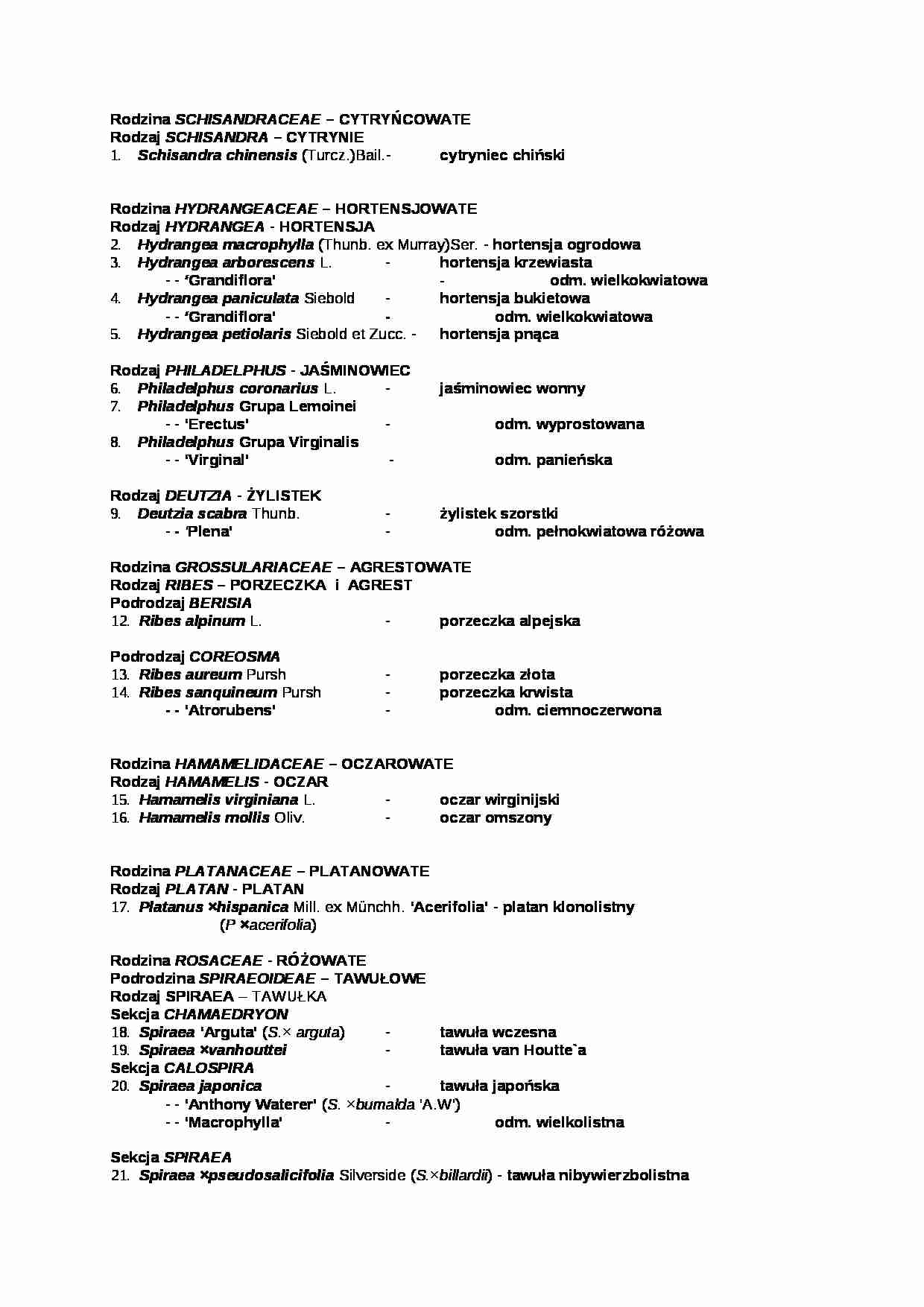Rodzina schisandraceae - wykład - strona 1