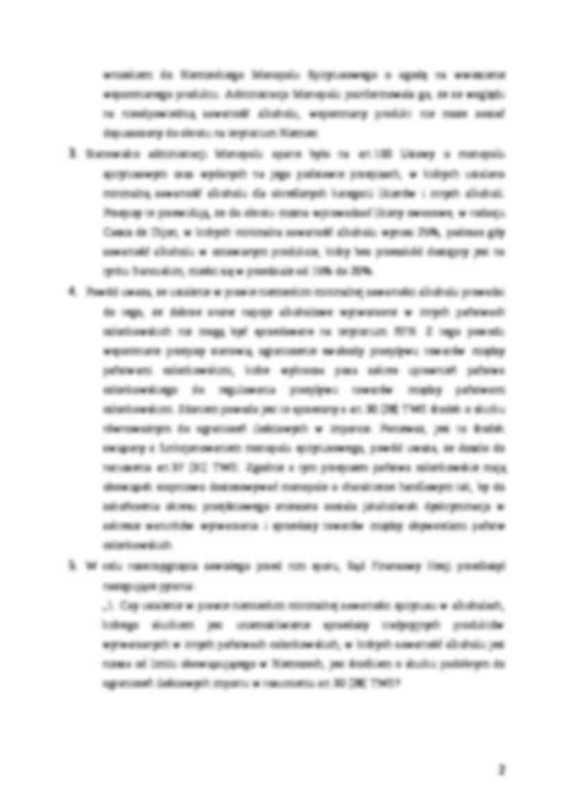 Prawo instytucjonalne Unii Europejskiej - Cassis de Dijon - omówienie - strona 2