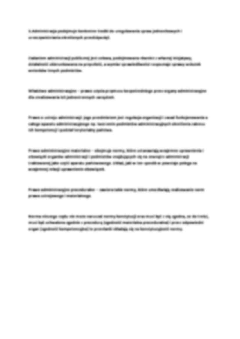 Administracja i prawo administracyjne - wykład - strona 2