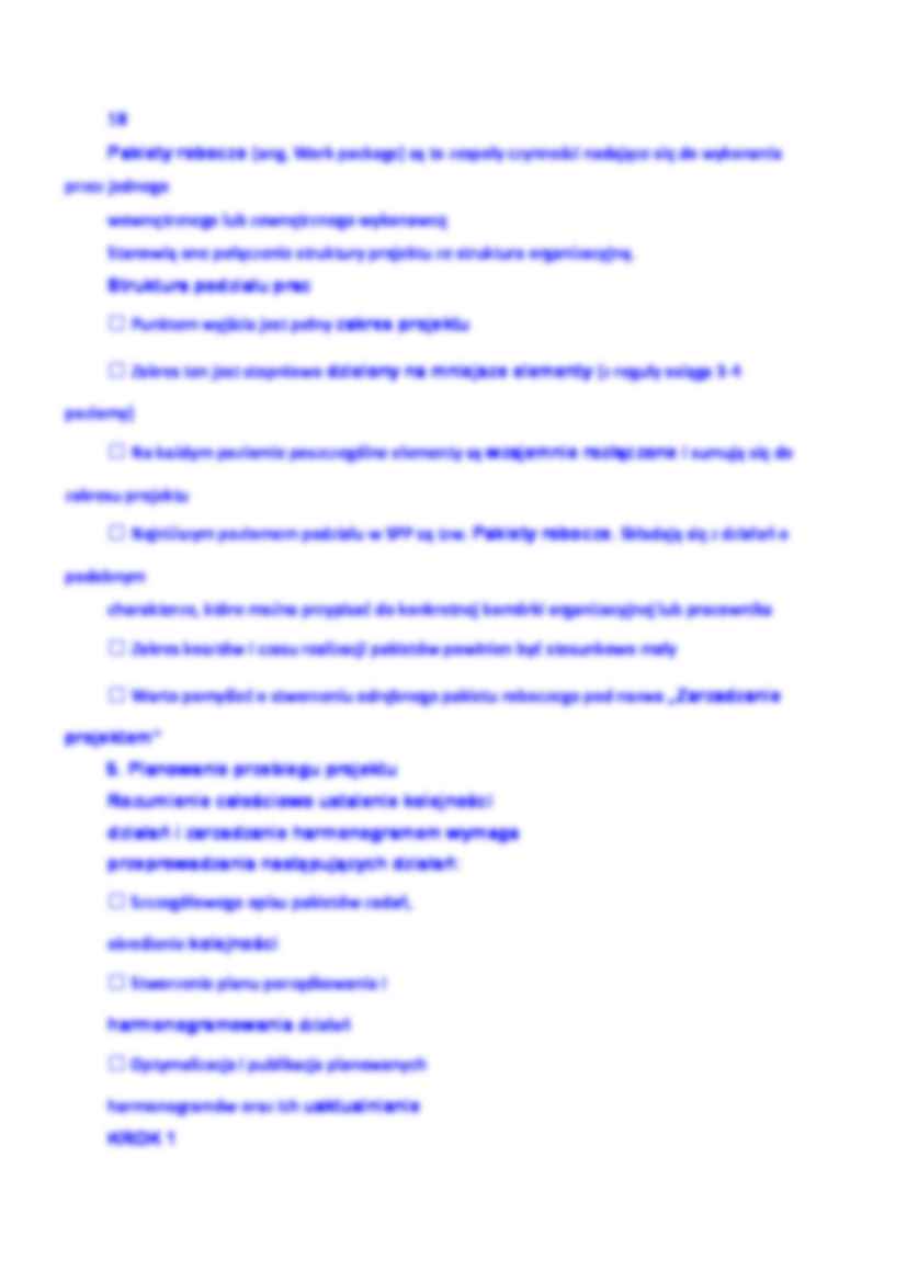 Zarządzanie projektami - wykład 10 (sem IV) - strona 2
