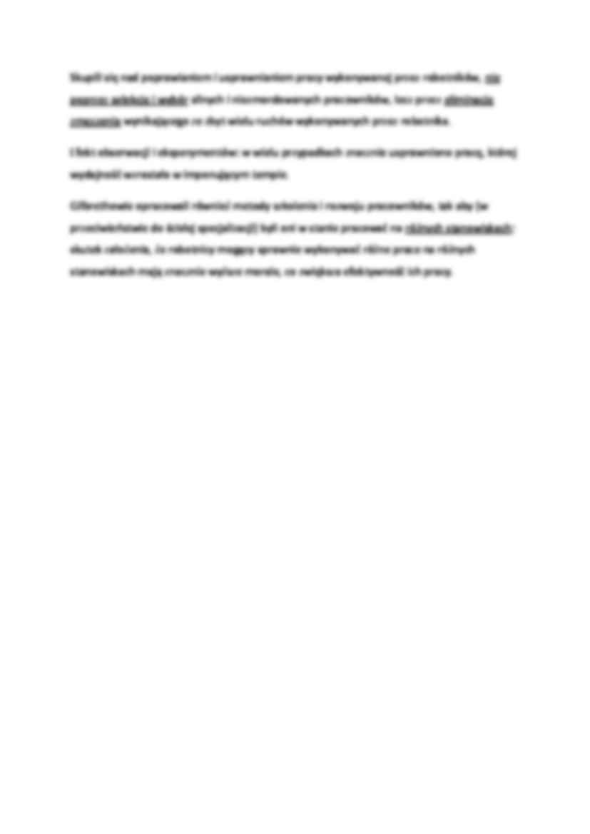 Klasyczna koncepcja zarządzania, (sem I) - strona 3