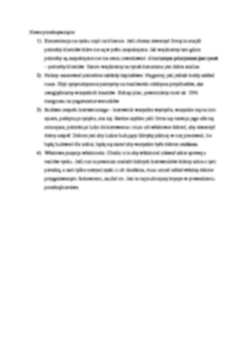 Zarządzanie przedsiębiorstwem - wykład 8 (Sem. V) - strona 2