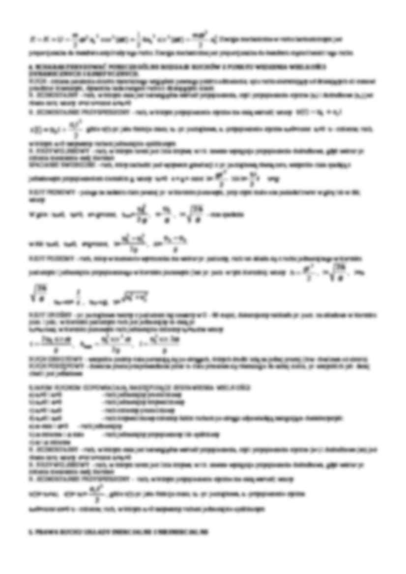 Fizyka - pytania na egzamin - RUCH DRGAJĄCY - strona 2