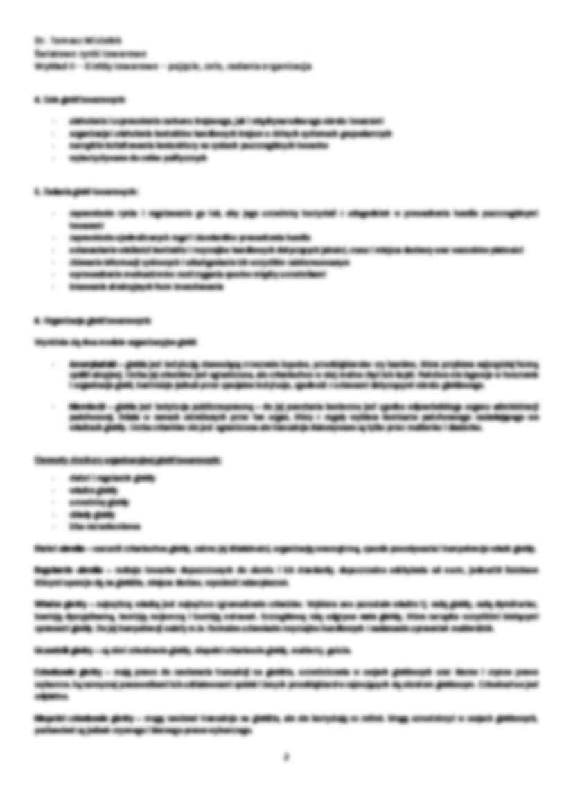 Giełdy towarowe - pojęcie, cele, zadania organizacja - wykład - strona 2
