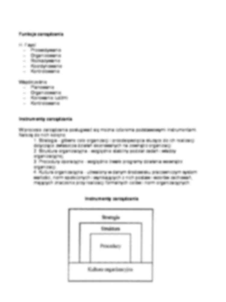 Proces zarządzania   - omówienie - strona 2
