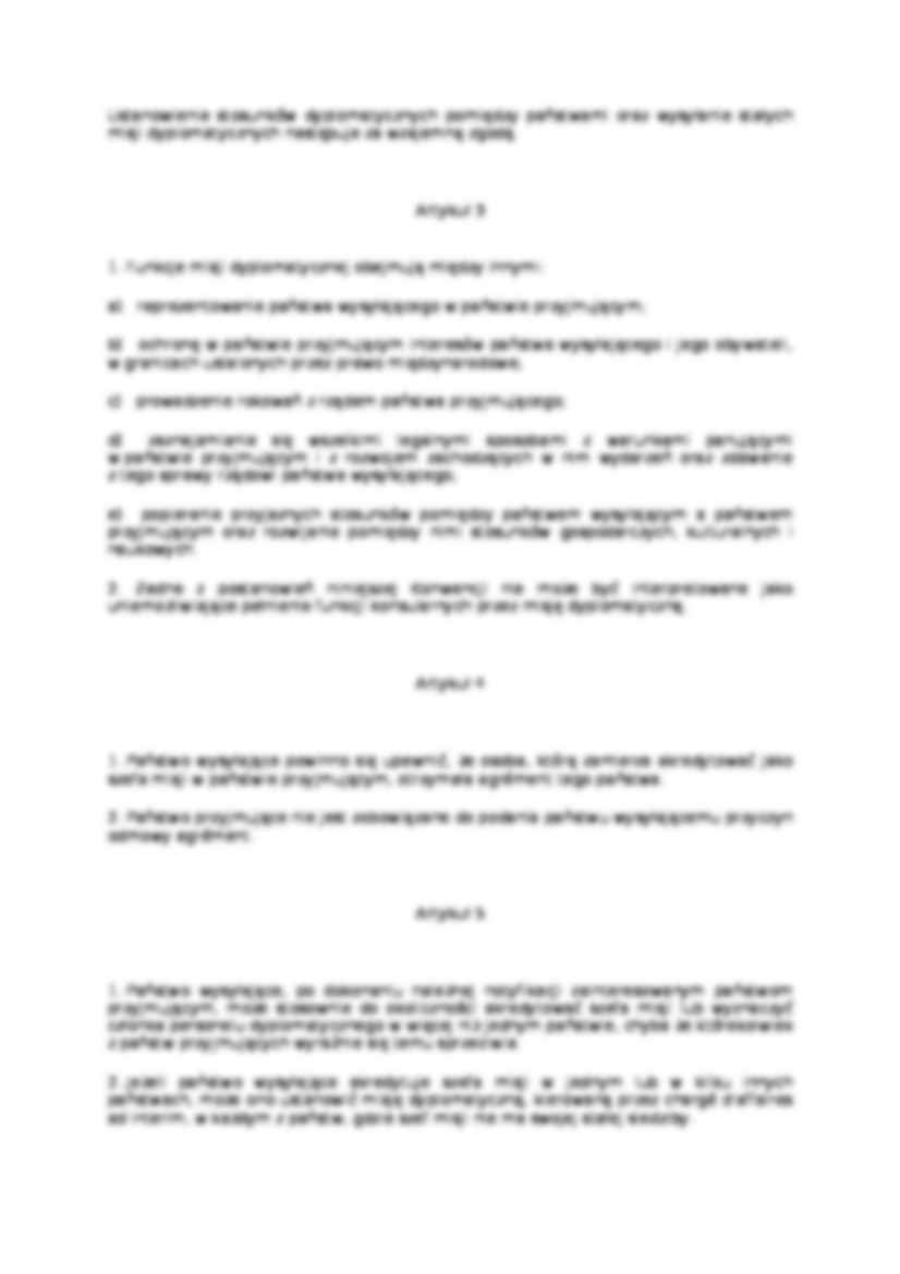 Konwencja wiedeńska o stosunkach dyplomatycznych - Karta  Narodów Zjednoczonych, - strona 3