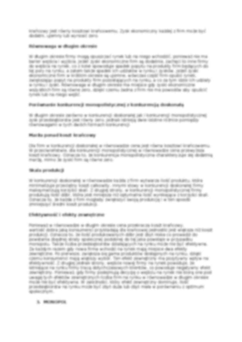 Podstawowe formy rynku - omówienie  - strona 2