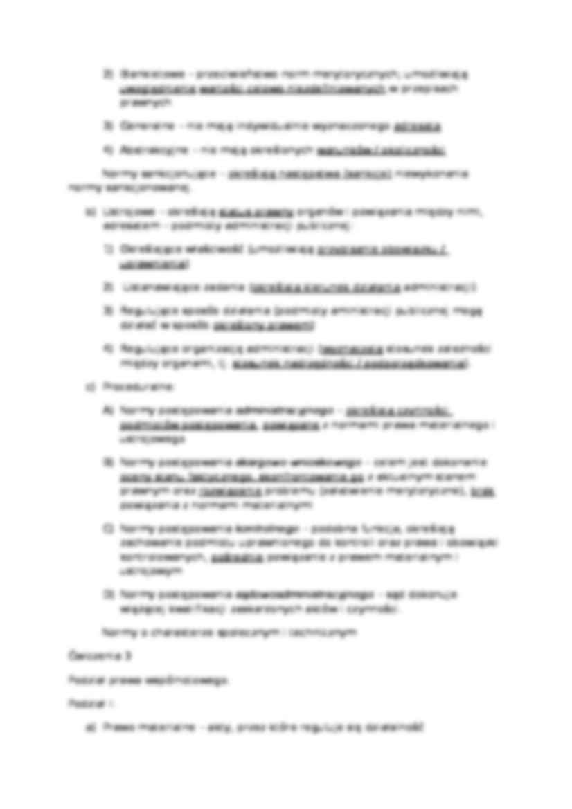 Prawo administracyjne - skrypt - Normy - strona 3