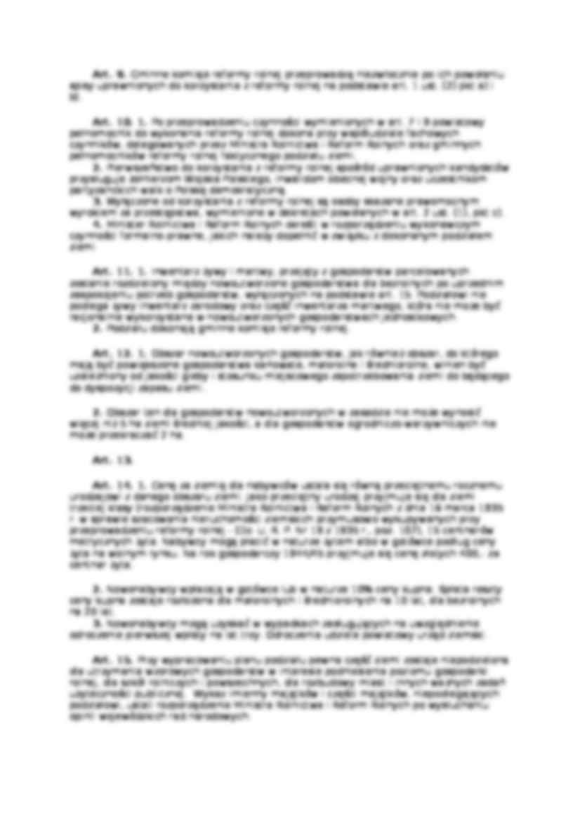 Dekret o reformie rolnej - wykład - strona 3