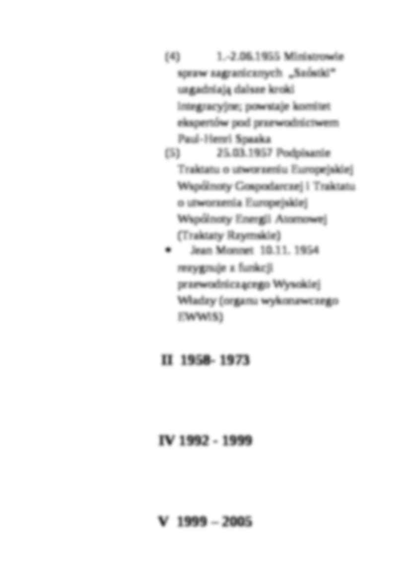 Etapy integracji Unii Europejskiej - wykład - strona 3