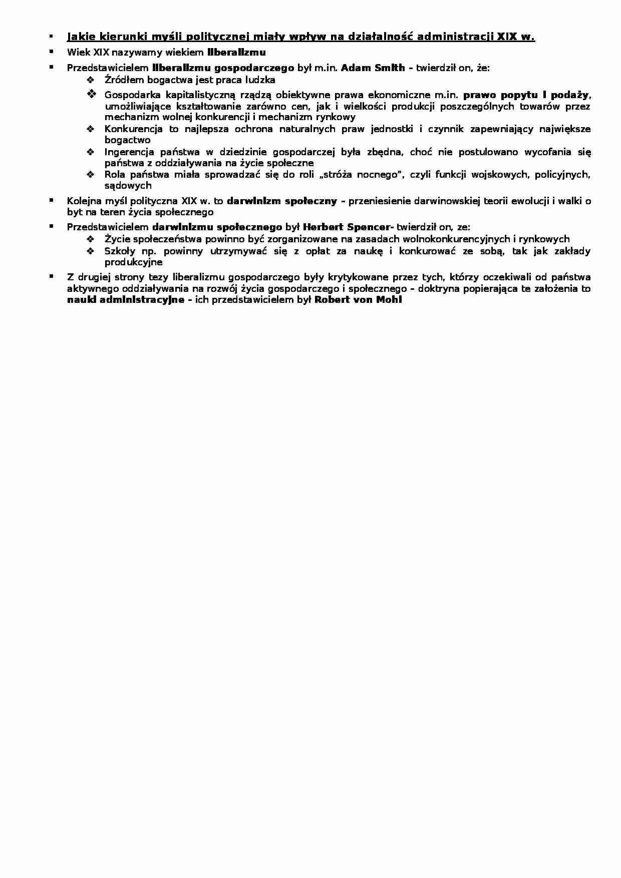 Działalność administracji - wykład - strona 1