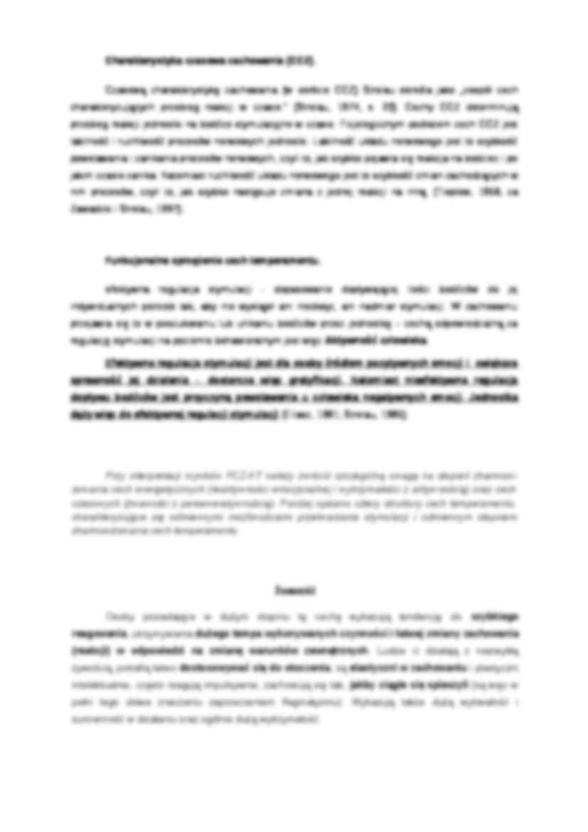 Regulacyjna Teoria Temperamentu (RTT)-opracowanie - strona 2