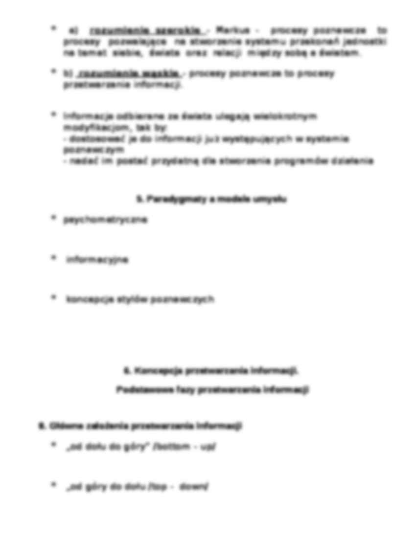 Psychologia Procesów Poznawczych-skrypt - strona 3