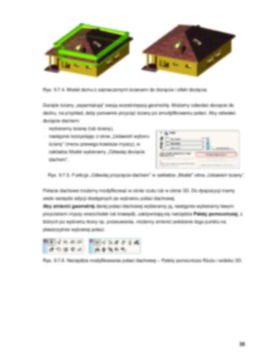 MODELOWANIE ARCHICAD - Modelowanie dachu (narzędzie Dach) - strona 3