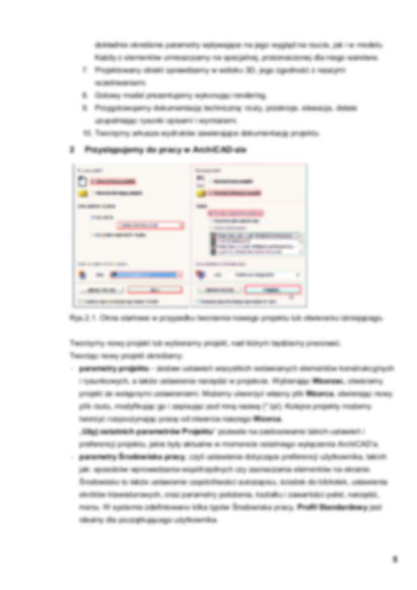 MODELOWANIE ARCHICAD - Wprowadzenie do programu - strona 3