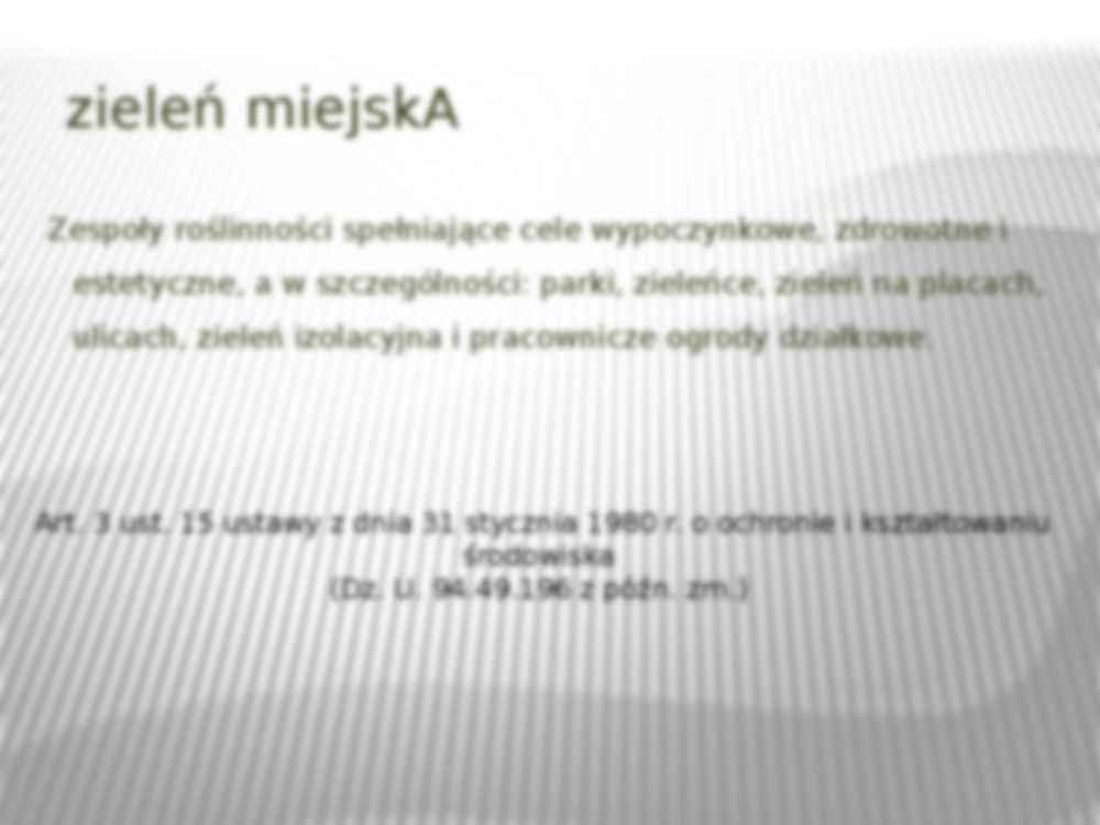 Tereny zielone w Warszawie - prezentacja  - strona 3