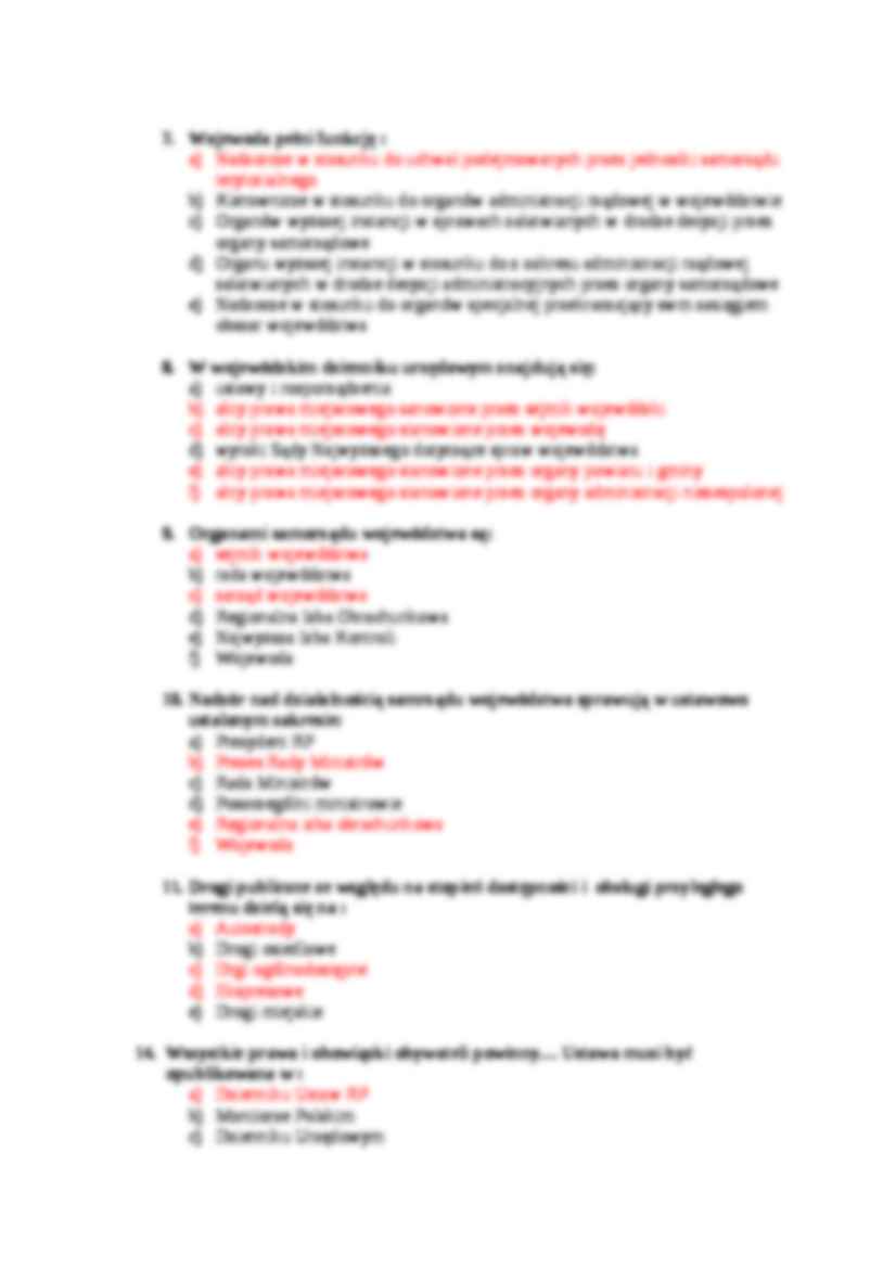  Prawo administracyjne -  Egzamin zestaw 3 - strona 2