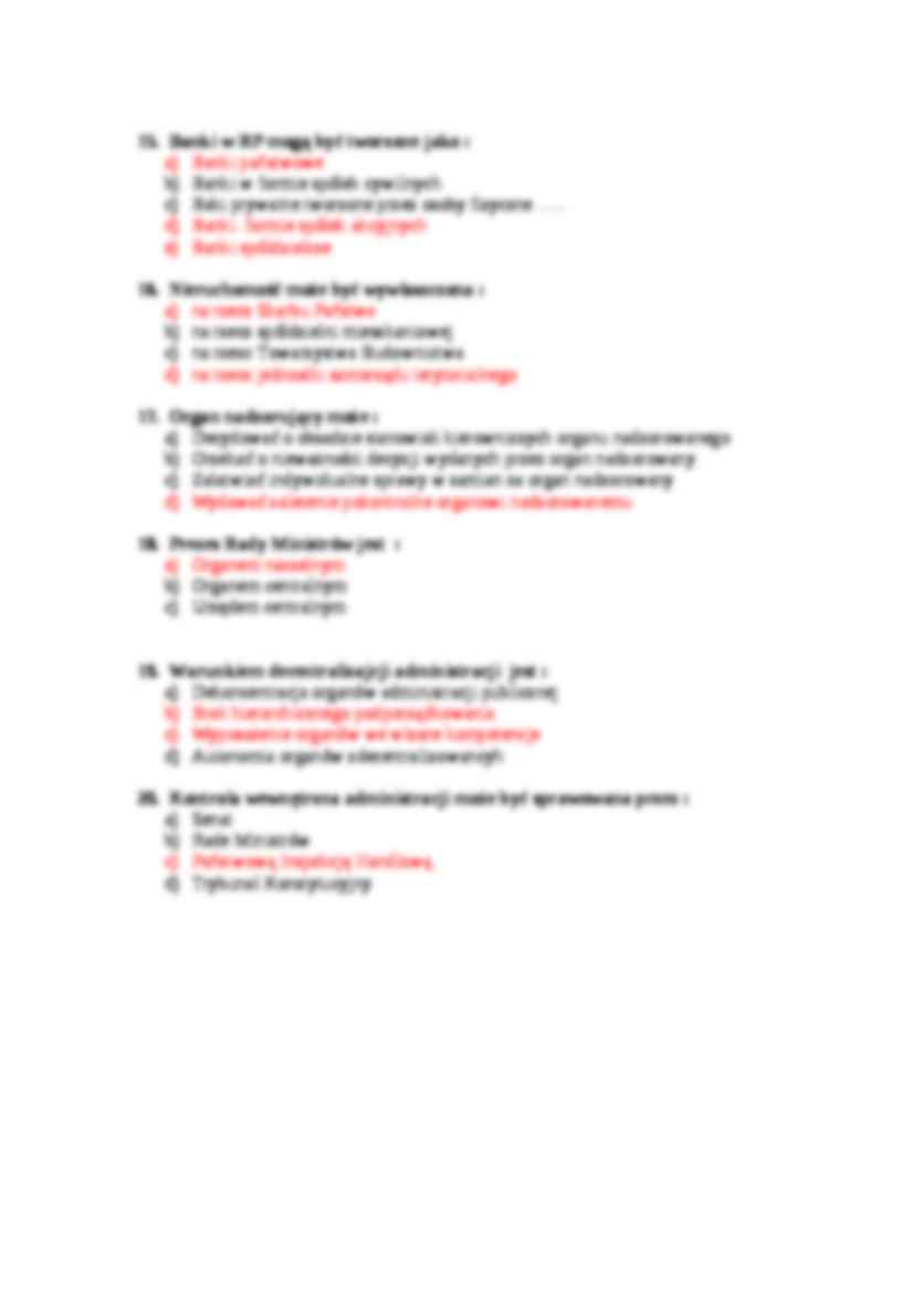  Prawo administracyjne -  Egzamin zestaw 3 - strona 3