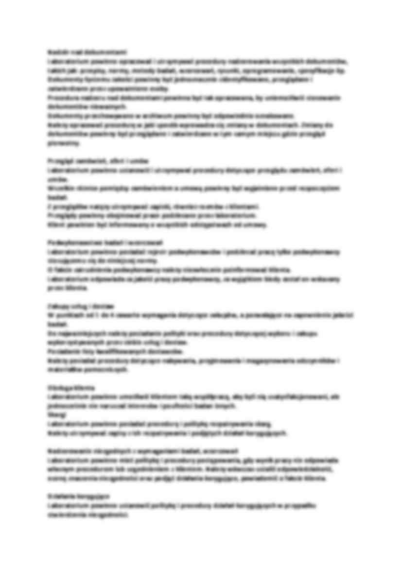 Zarządzanie jakością w laboratorium według ISO 17025- opracowanie - strona 2