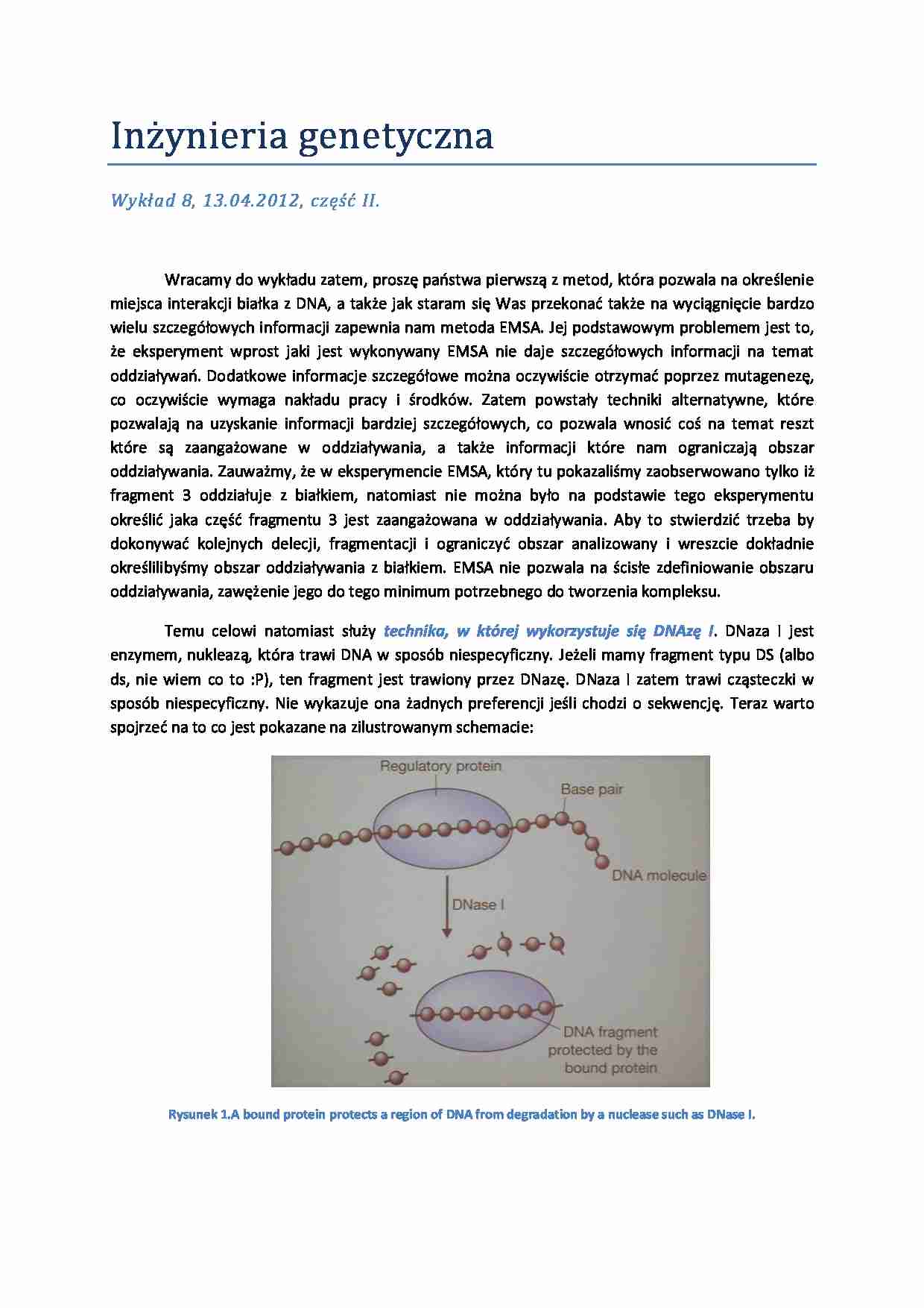 Inżynieria genetyczna- wykład 8.2 - strona 1