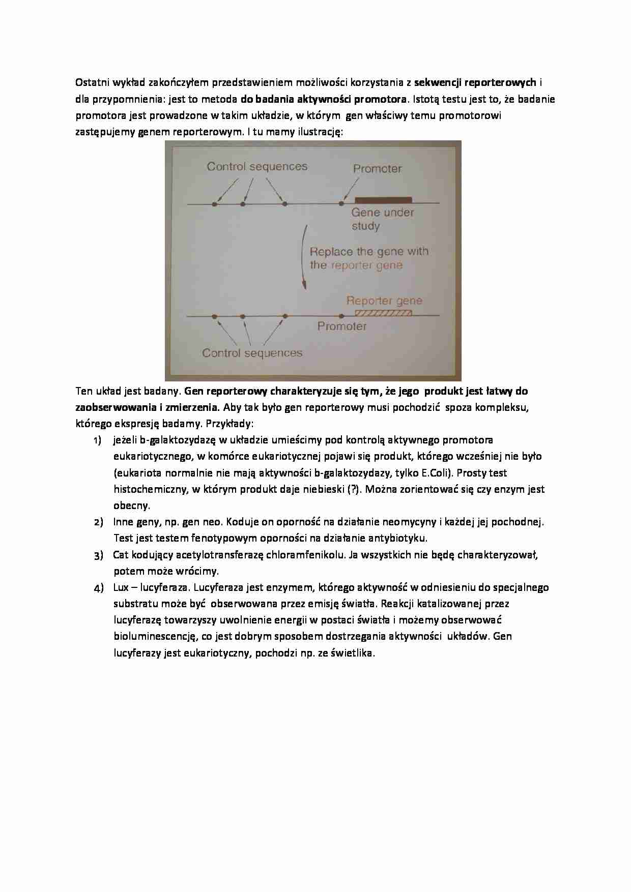 Inżynieria genetyczna- wykład 9.1 - strona 1