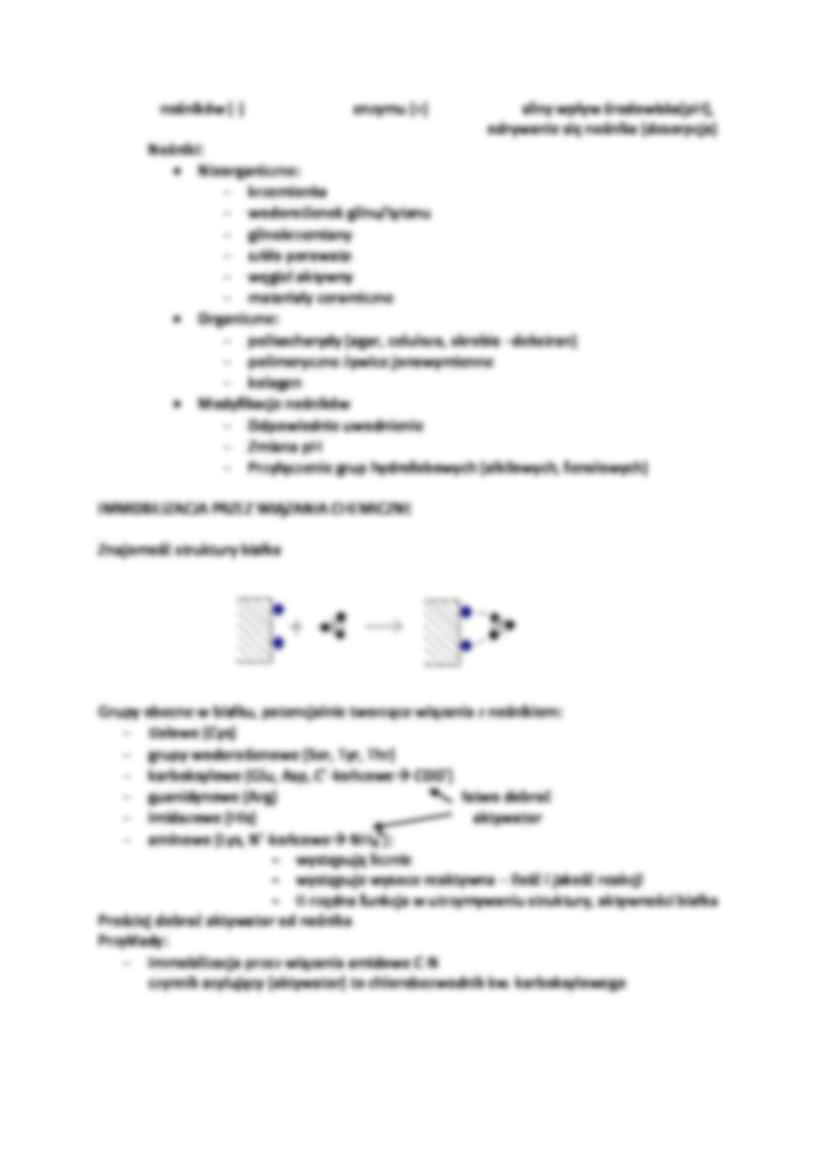 Immobilizacja enzymów- opracowanie - strona 3