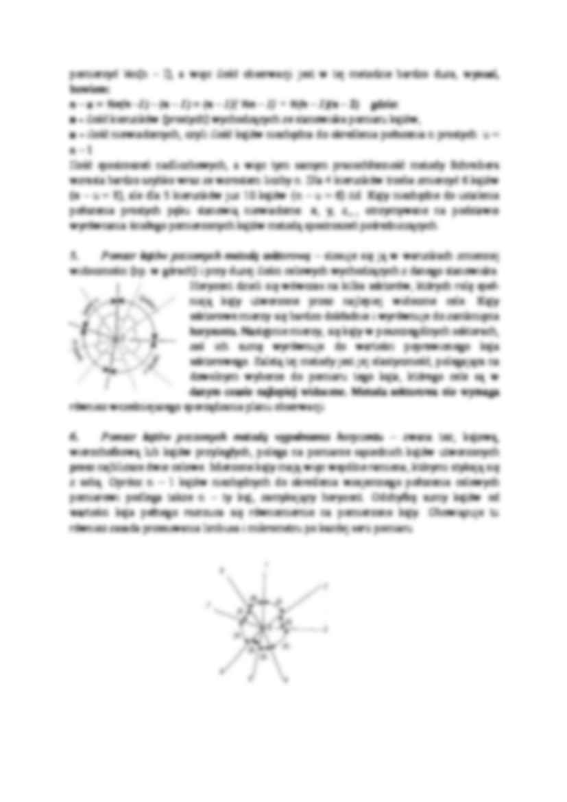 Metody pomiarów kątów poziomych- opracowanie - strona 2