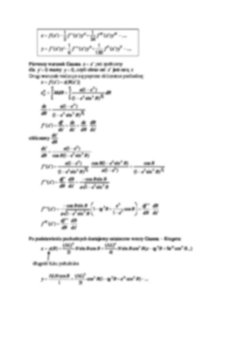 Odwzorowanie Gaussa-Krugera- sprawozdanie - strona 2