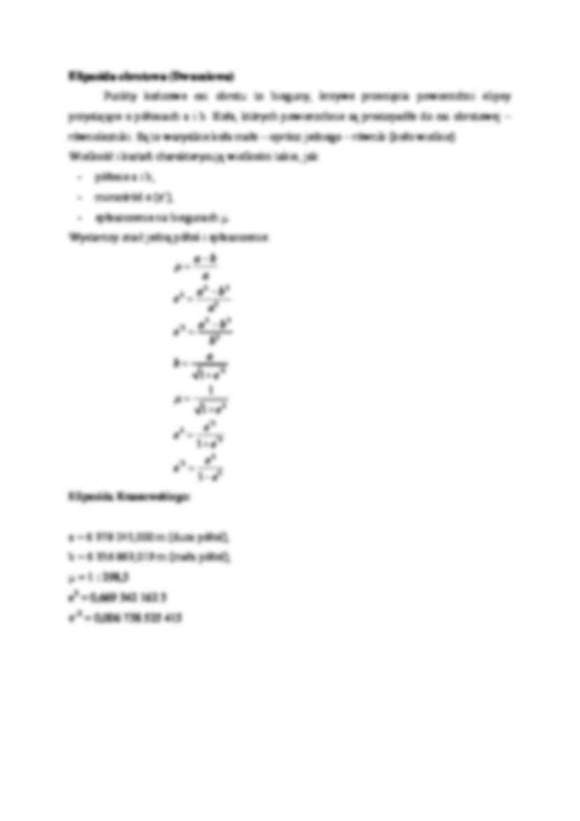 Geometria elipsoidy- opracowanie - strona 2