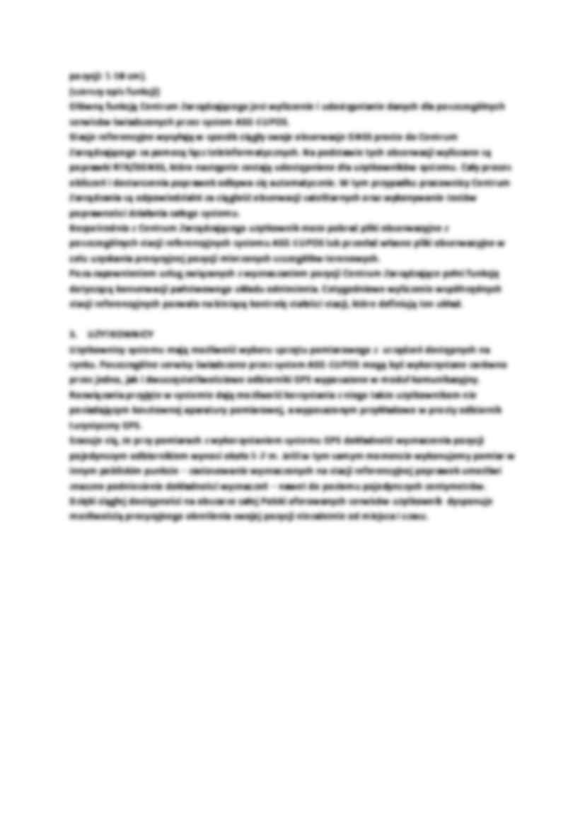 Podstawowe elementy budowy sytemu ASG- EUPOS- opracowanie - strona 2