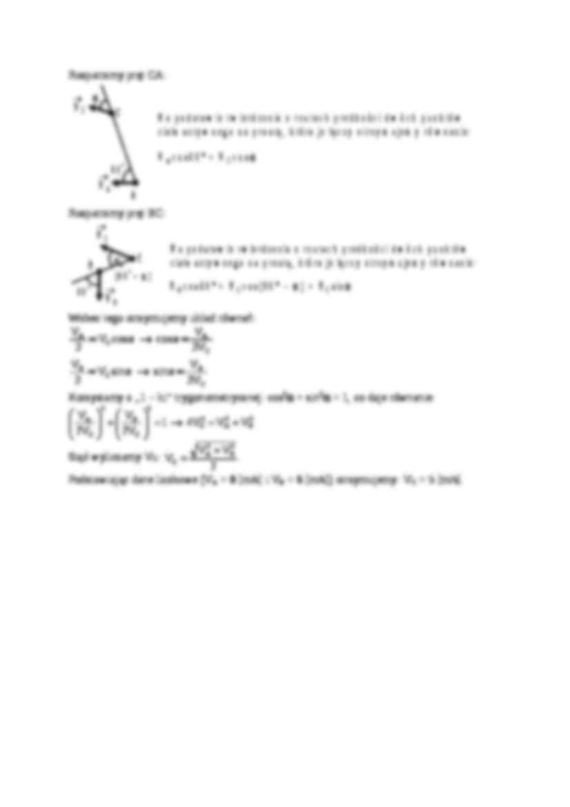Mechanika techniczna - ćwiczenia - określenie prędkości punktu - strona 2