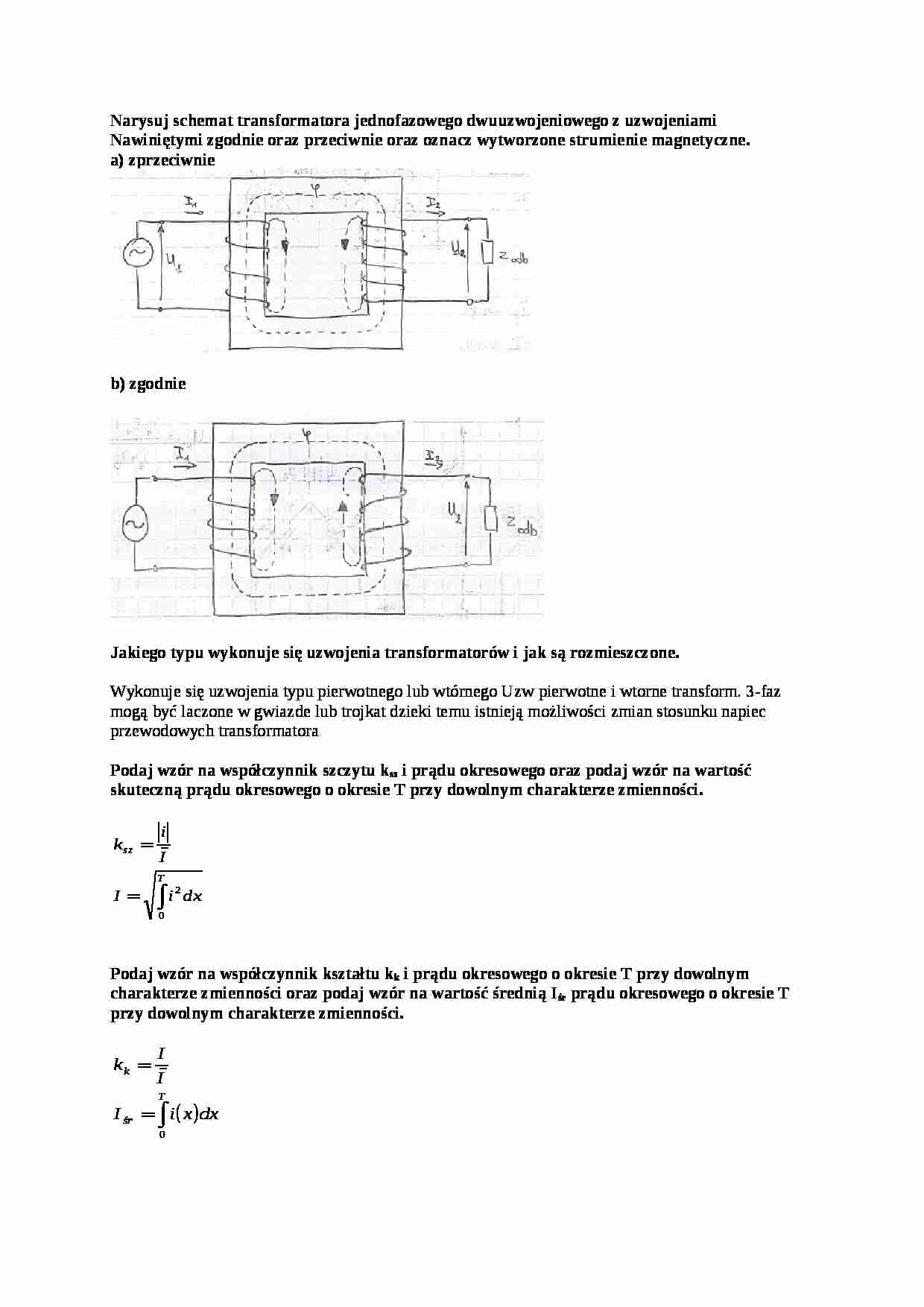 Wykład - transformator - strona 1