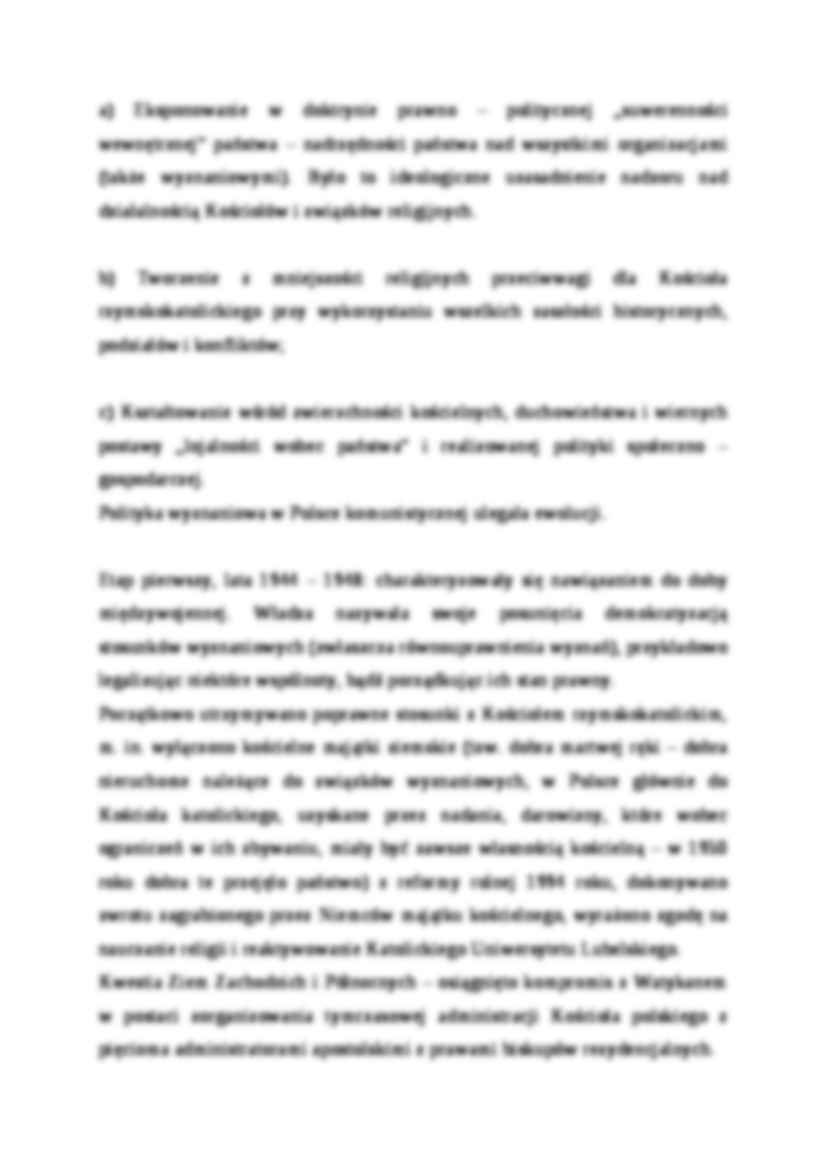 Główne determinanty polityki wyznaniowej Polski lat 1944-1989 - strona 2