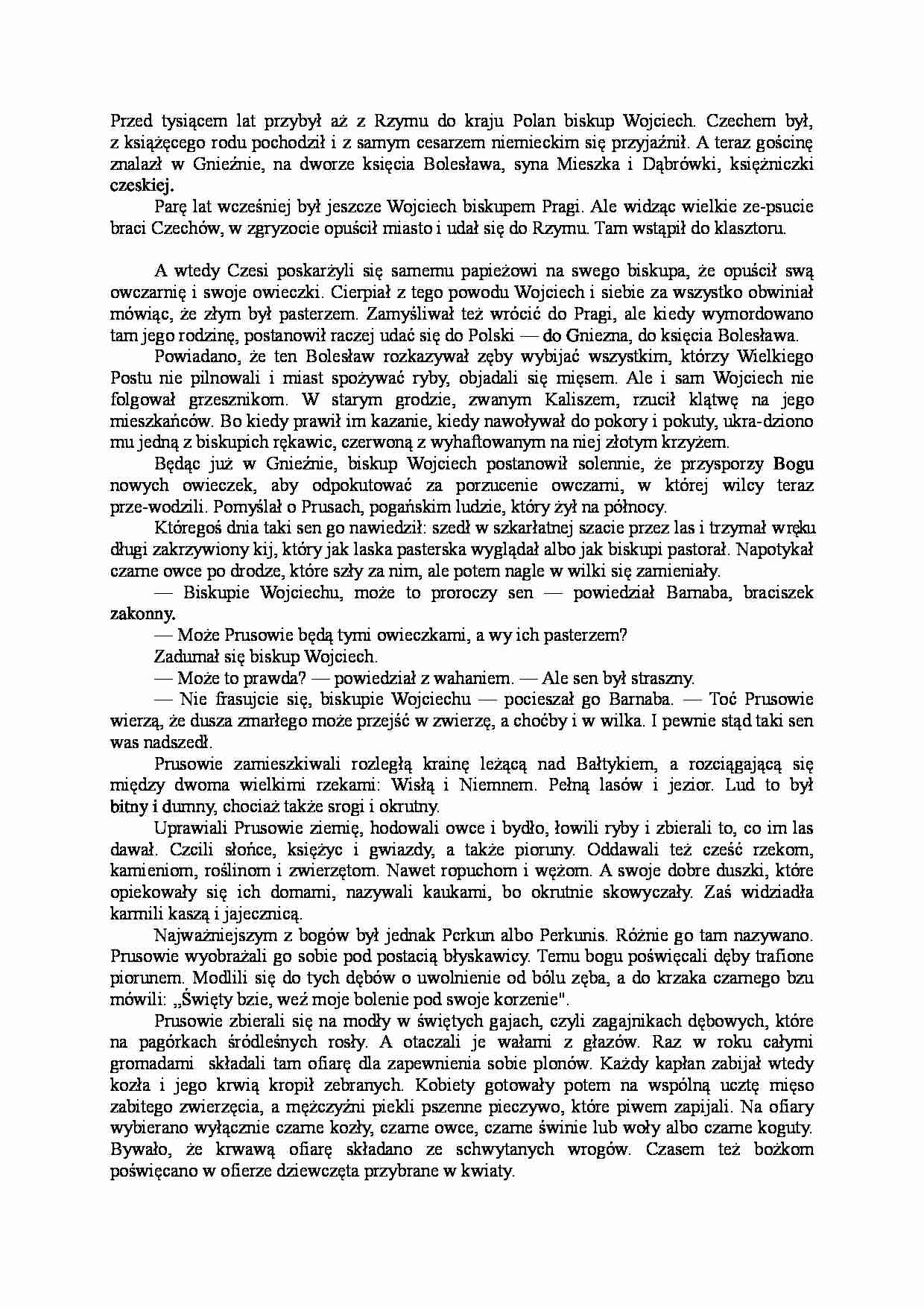 Biskup Wojciech-opracowanie - strona 1