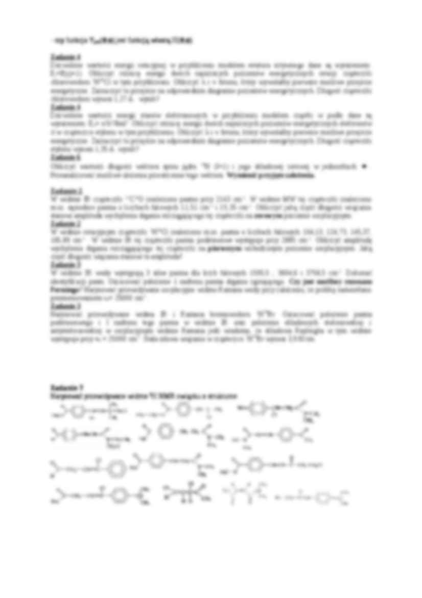 Ćwiczenia - spektroskopowe metody badania struktury materii - strona 2