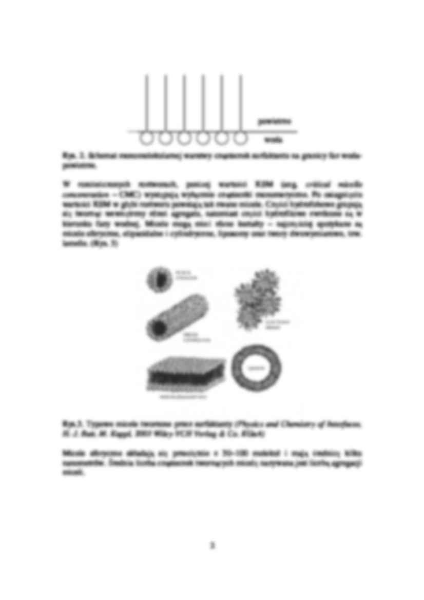 Wykład - krytyczne stężenie micelizacji surfakantu - strona 2
