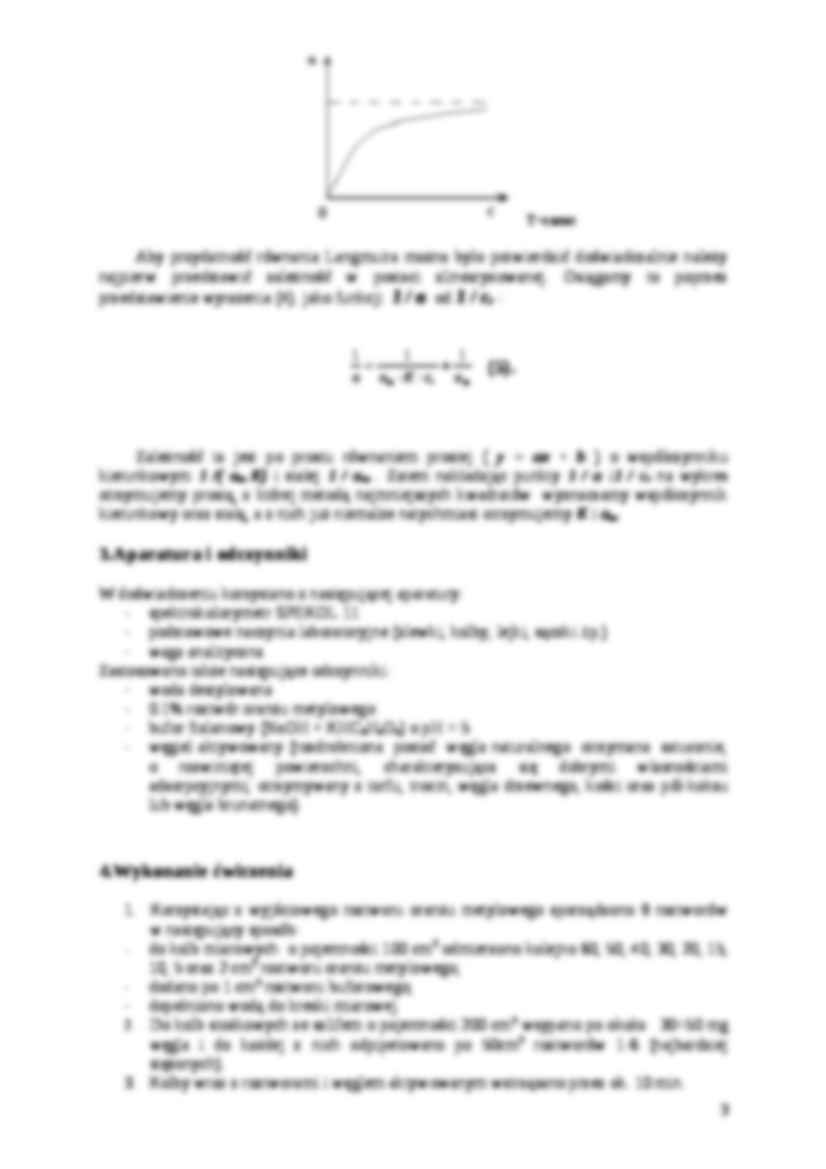 Adsorpcja - Chemisorpcja - sprawozdanie - strona 3