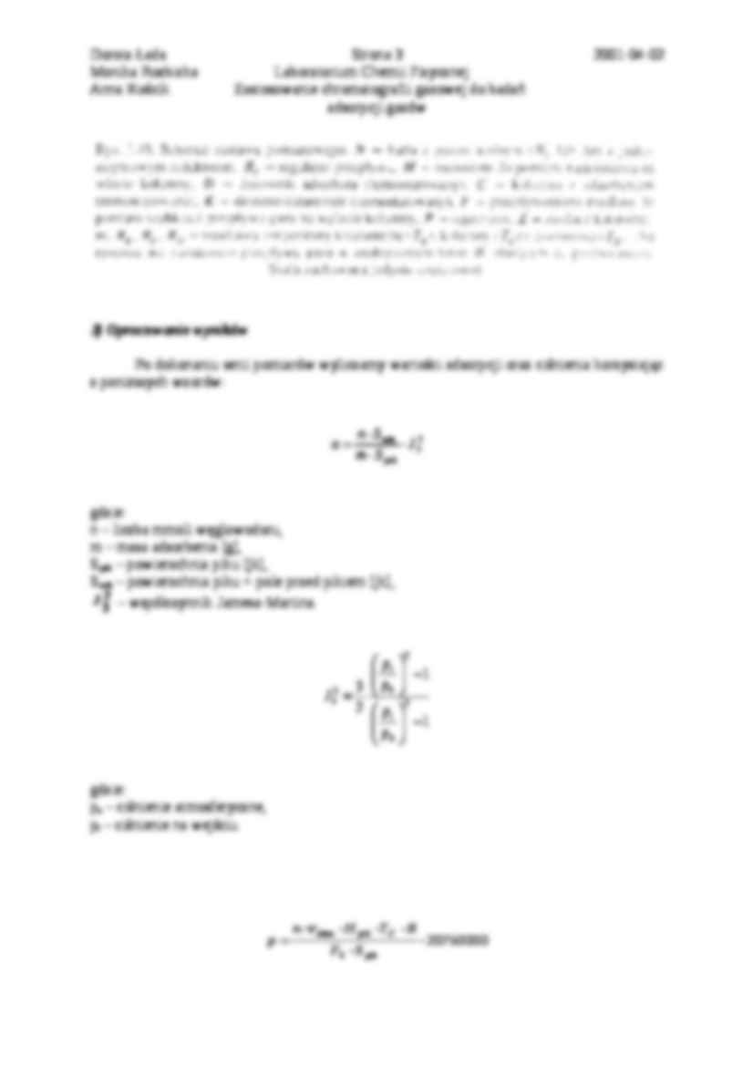 Chromatografia gazowa - sprawozdanie - strona 3