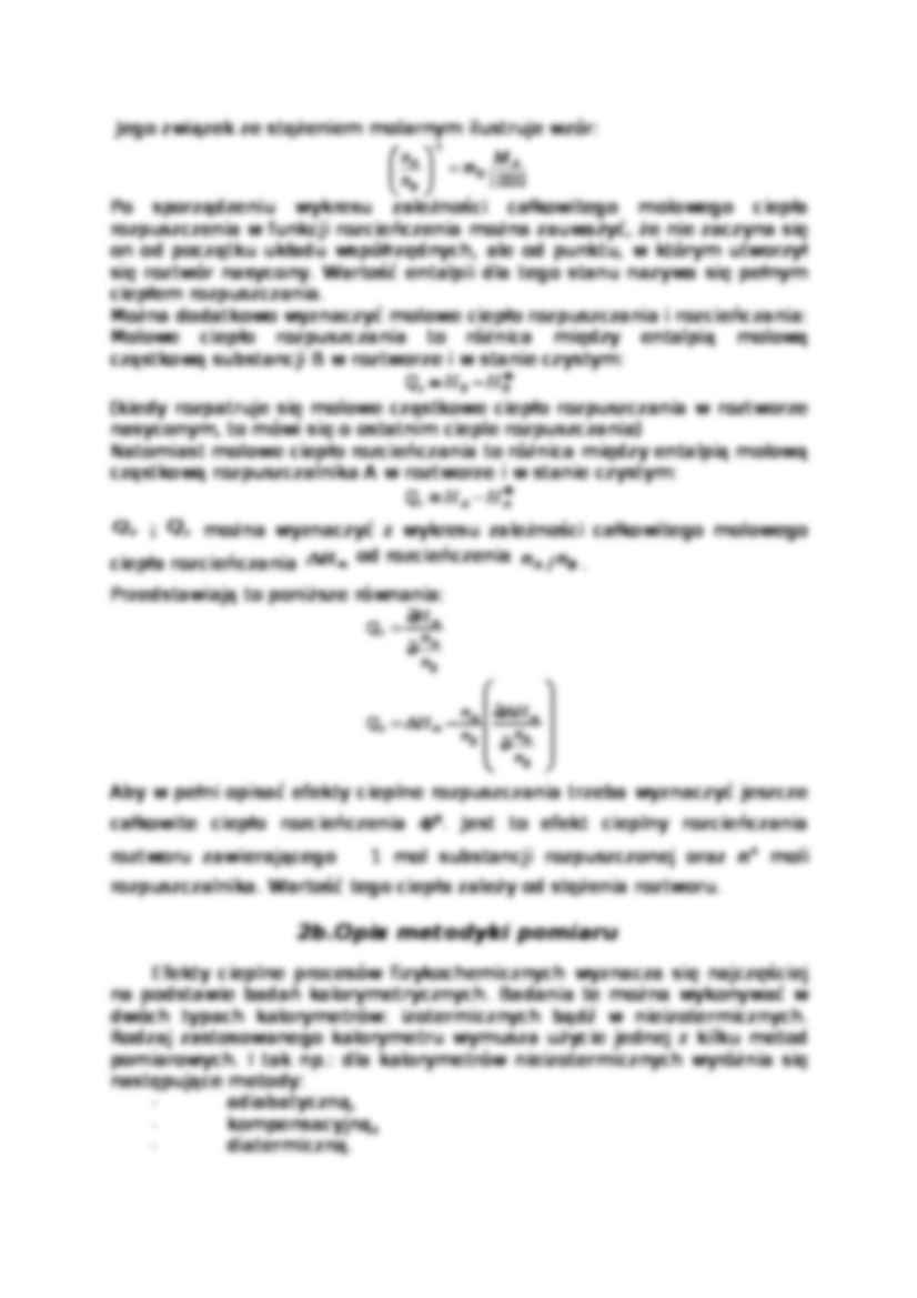 Laboratorium - kalorymetria sprawozdanie - strona 3