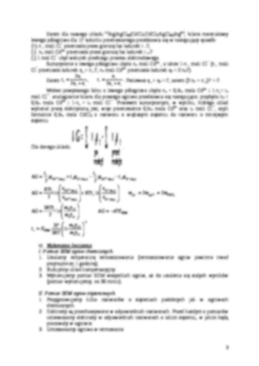 Termodynamika ogniw - sprawozdanie - strona 3