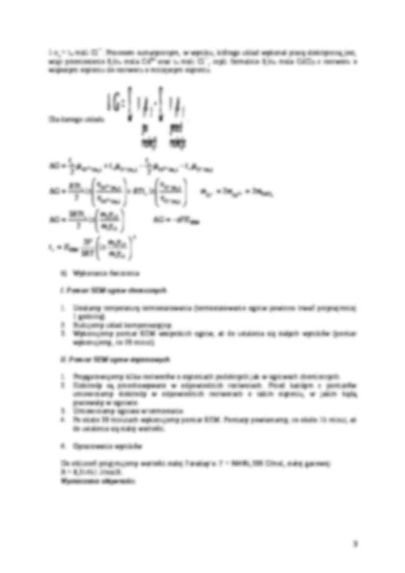 Termodynamika ogniw - ćwiczenia - strona 3