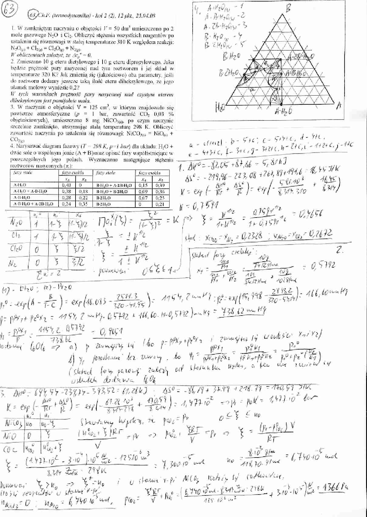 Termodynamika - ćwiczenia - strona 1
