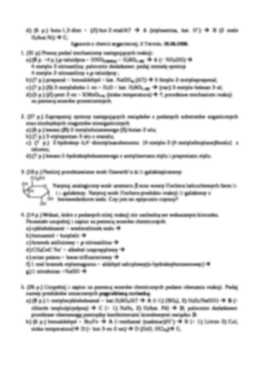 Egzamin z chemii organicznej - Toluidyna - strona 2