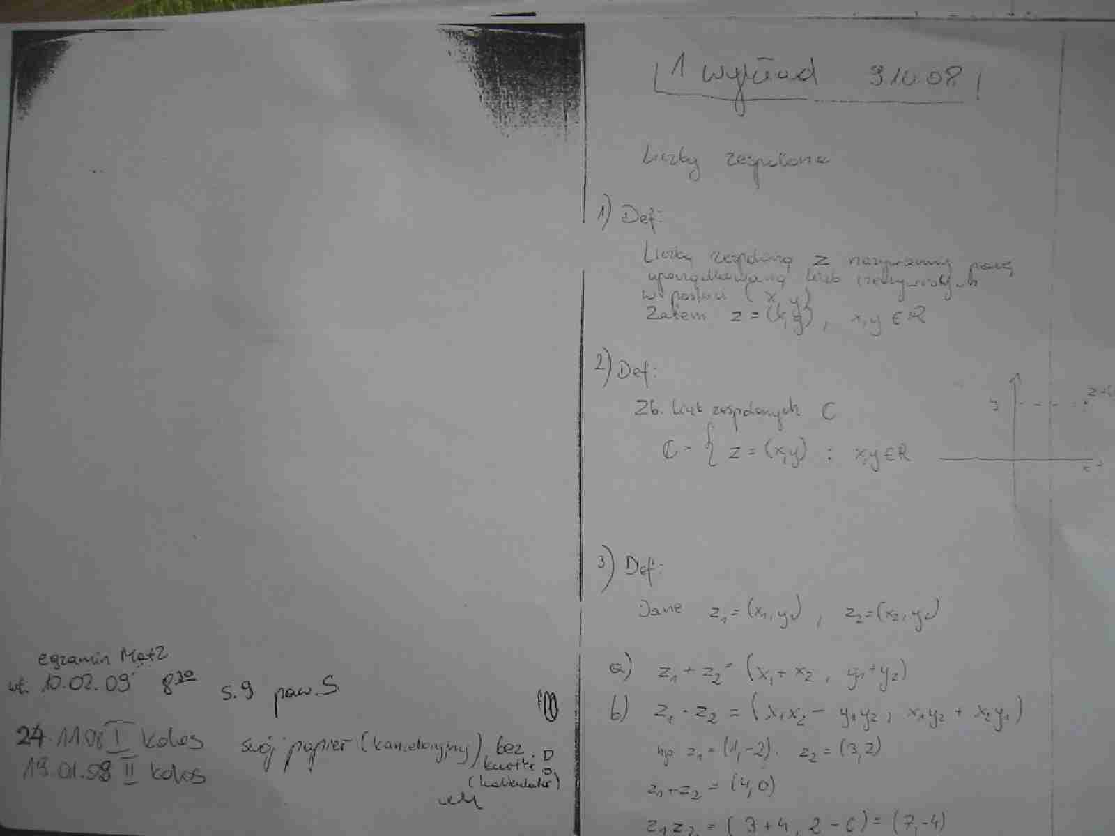 Matematyka 2 II - strona 1