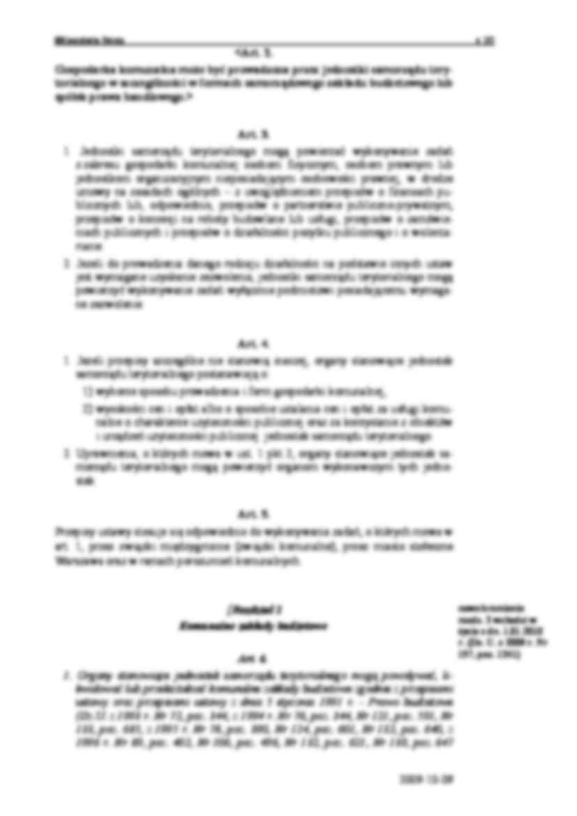 Ustawa o gospodarce komunalnej - omówienie  - strona 2