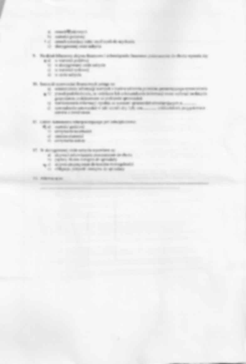 Standardy Sprawozdawczości Finansowej, Szkarłat, egzamin, testy - strona 2